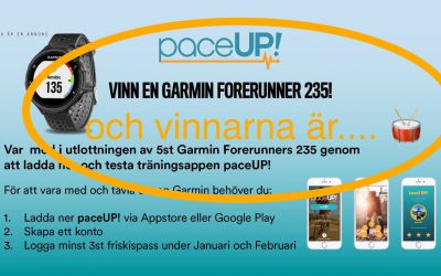 PaceUP! + Friskis&Svettis = 5st vinnare av en Garmin Forerunner!