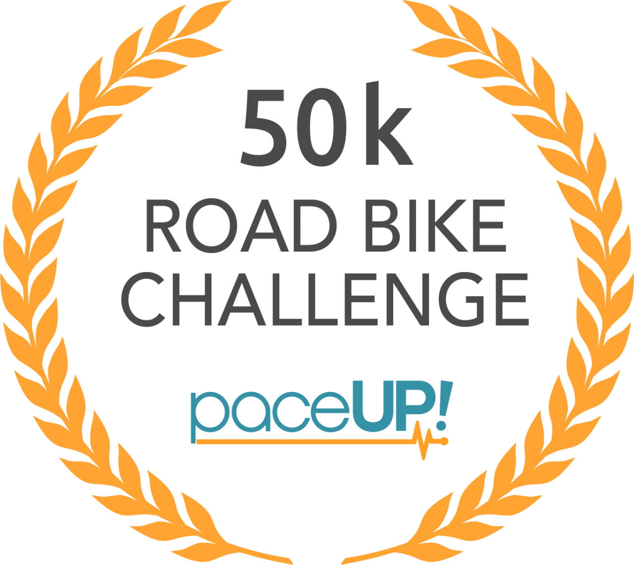The 50K Road Bike Challenge paceUP!